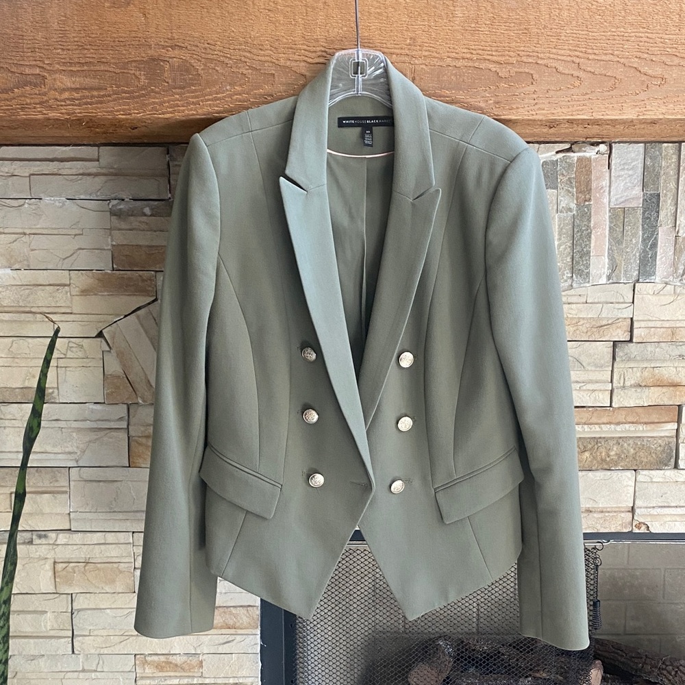 WHBM Olive Trophy Blazer